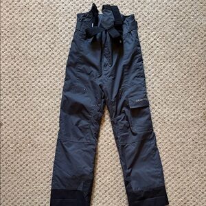 Obermeyer Charcoal Kids Snow Bibs